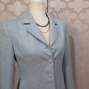 Kasper Blue Blazer Tailored Suit Jacket